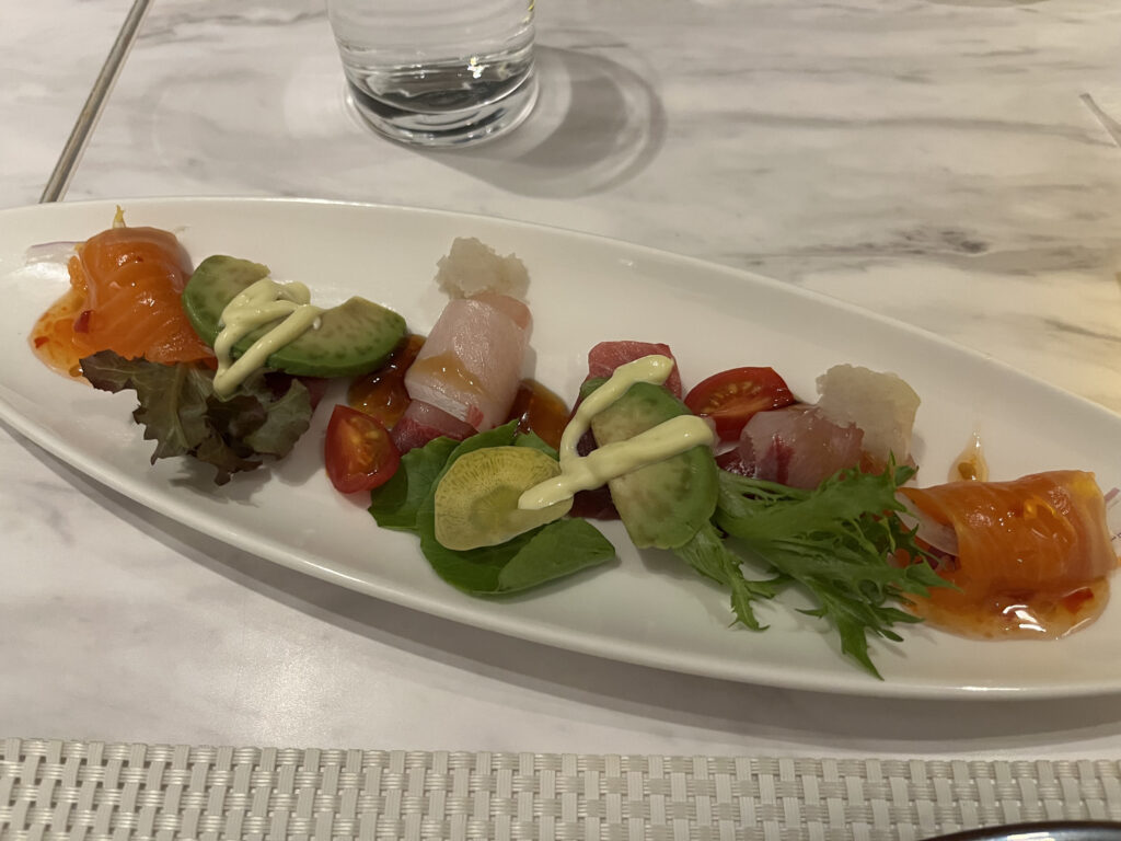「琵琶湖マリオットホテル」夕食