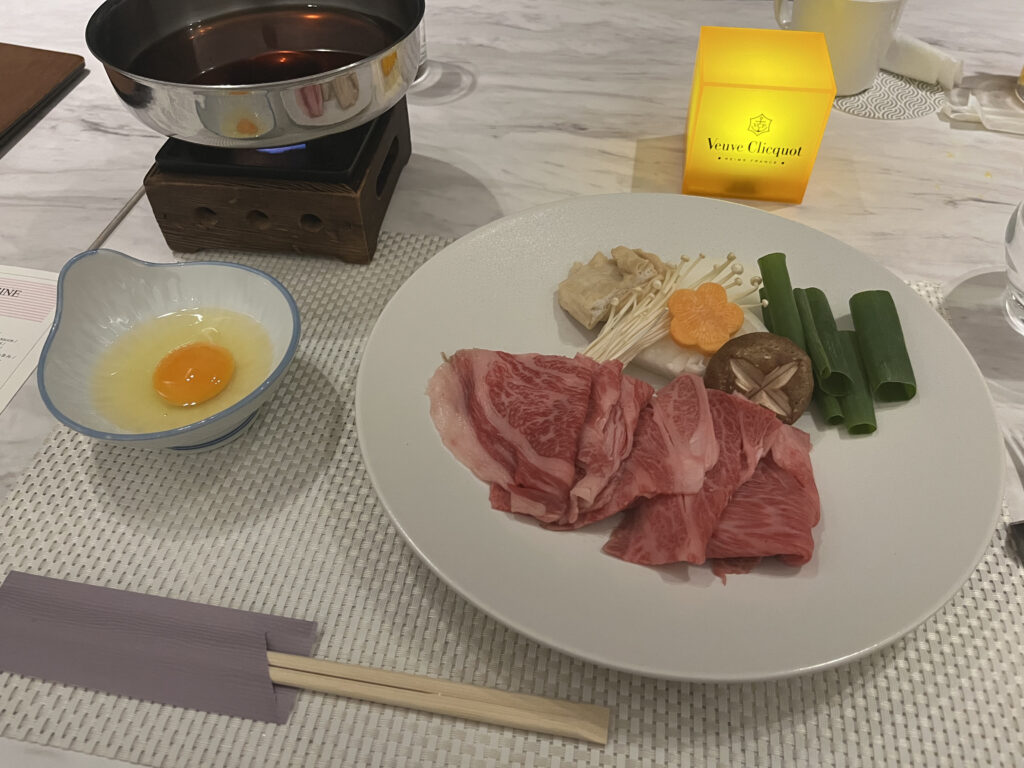 「琵琶湖マリオットホテル」夕食