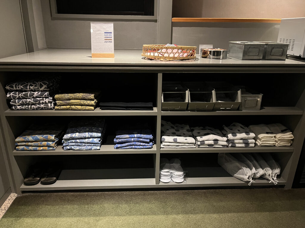 「松本十帖（小柳）」アメニティバー